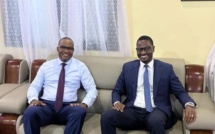 Dakar Dem Dikk: Le nouveau DG, Ousmane Sylla rend visite à Me Moussa Diop