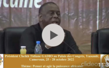 Intervention du Dr Cheikh Tidiane Gadio aux assises de la nouvelle pensée africaine à Yaoundé