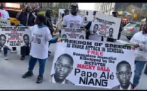 Arrestation de Pape Alé Niang : Des Sénégalais manifestent devant les locaux de CNN