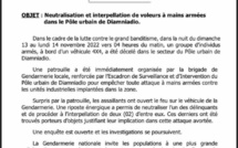 La gendarmerie neutralise un gang armé