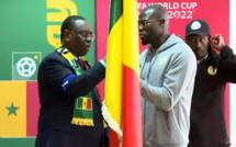 Cdm Qatar : cérémonie de remise du drapeau national aux lions du Sénégal (vidéo)