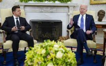 Volodymyr Zelensky à Washington ce mercredi, son premier voyage depuis le début de la guerre