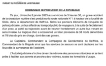 Accident tragique à Kaffrine : « l’éclatement d’un pneu serait à l’origine de l’accident (procureur)