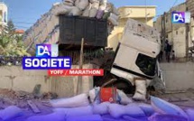 Yoff / Marathon : Un camion de « Ngogne » fonce sur un chantier.