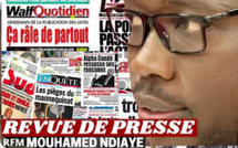 REVUE DE PRESSE RFM, REVUE DE PRESSE DU 13 JANVIER 2023