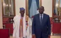 Palais de la République : Le président Macky Sall a reçu le Khalife général de Médina Baye.