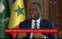 Interview de son excellence Monsieur MackySall, président de la République du Sénégal et président en exercice de l’Union africaine à la chaîne de télévision arabe Al jazeera