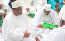Le Chef de l’Etat Macky SALL a effectué la prière du vendredi à la  Grande Mosquée Thierno Mouhamadou Thierno Seydou BA de Bopp.