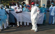 Hôpital principal de Dakar: Les travailleurs en sit-in, dénoncent un non respect du protocole d’accord signé avec l’Etat