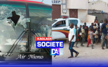 Bilan du drame à kaolack: 1 mort, 2 blessés, 3 bus caillassés et 6 personnes placées en garde à vue.
