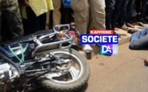 Accident de la circulation à Kaffrine : Une dame périt dans une collision entre une moto et un camion.