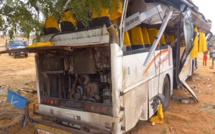 Accident à Louga : un bus se renverse et fait 5 morts et 33 blessés