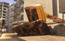 Sicap Liberté 3 : Une grue s’écrase sur une maison