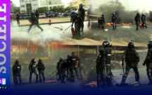Guérilla urbaine à la cité Gorgui : Jets de pierres, pneus brûlés sur l’autoroute et rafales de gaz lacrymogène sur les manifestants…