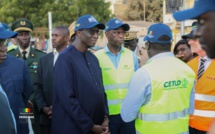 Photos: Amadou Ba, Premier Ministre, en visite des chantiers du BRT