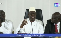 Palais de la République : Revivez l’intégralité du discours de Macky face aux élus