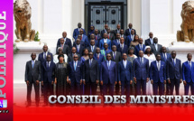 Communique du conseil des ministres du mercredi 30 Aout 2023
