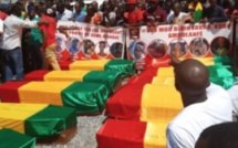 Guinée: 12 blessés lors des funérailles de deux jeunes manifestants