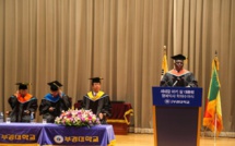 Macky Sall, docteur honoris causa de l’université nationale de Pukyong, en Corée du Sud