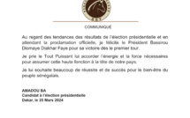 URGENT – Amadou Bâ vient d’appeler Diomaye pour le féliciter (Document)