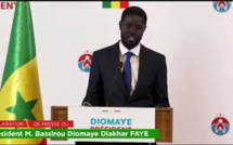 Président Bassirou Diomaye Faye : « Je m'engage à gouverner avec humilité, dans la transparence, à combattre la corruption… Je salue la posture du Président Macky Sall »