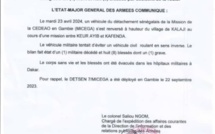 Accident d'un véhicule de l'armée : un mort et 8 blessés
