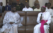 VISITE CHEZ L’ARCHEVÊQUE DE DAKAR : LE PRÉSIDENT BASSIROU DIOMAYE FAYE S’ENGAGE POUR ACHEVER LE SANCTUAIRE MARIAL DE POPENGUINE