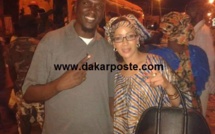 ​Arrêt sur image: Feu Pacotille pose ici avec la soeur de Souleymane Jules Diop, en l'occurrence Helene Ndella Chaupin, Présidente du mouvement "Askaw"