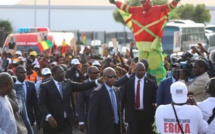 Les images exclusives  de l'arrivée du Président Alpha Condé de la Guinée Conackry