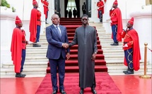Le Président de la République gabonaise reçu par le chef de l'Etat, Bassirou Diomaye Faye
