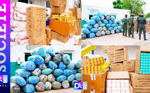 Douanes – Trafic de produits prohibés en haute mer : saisie d’importantes quantités de chanvre indien et de faux médicaments d'une contrevaleur de plus de 103 millions FCFA
