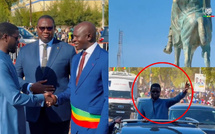 Le Président Bassirou Diomaye Faye inaugure la statue de Lat Dior à Thiès : Un hommage émouvant à un héros national.