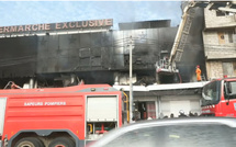 Incendie au Marché Exclusive de Yoff, dégâts considérables…