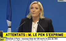 Le discours de Marine Lepen sur les attentats: " Fermeture des mosquées radicales, expulsion des clandestins..."  Le discours de Marine Lepen sur les attentats: " Fermeture des mosquées radicales, expulsion des clandestins..."