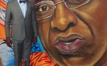 COMMUNE DE MERMOZ SACRÉ CŒUR - Le maire , Alioune Tall, inaugure la "Place Lamine Diack"