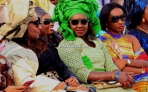 Les filles du président Lamine Diack,Adja et Bineta Laly misent sur un look coloré et stylé .