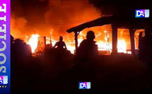 Incendie au marché central de Kaolack : Plusieurs cantines ravagées par les flammes