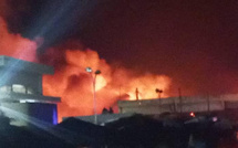 Kaolack en flammes : Un blessé et plusieurs dégâts au marché central au poisson