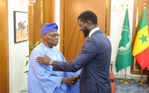 Olusegun Obasanjo reçu par le Pr Diomaye Faye 