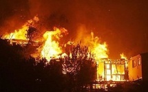 Incendie au marché central de Rosso Bethio