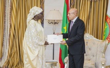 Le Président de la République Mauritanien reçoit la ministre sénégalaise de l’Intégration africaine et des Affaires étrangères, envoyée spéciale du président Bassirou Diomaye Faye