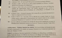 Présidence de la Commission Nationale des Droits de l’Homme - Le  Pr Bassirou Diomaye Faye nomme Amsatou Sow Sidibe