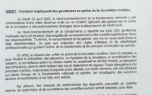 Saint-Louis : trois gendarmes impliqués dans un incident encourent de sévères sanctions