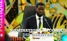 Les nominations en conseil des ministres du Mercredi 