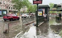 ORAGE À PARIS: PLUSIEURS ARRÊTS DE MÉTRO NON DESSERVIS EN RAISON D'INONDATIONS