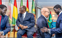 A Abidjan, le président Faye s’est entretenu avec Ouatara et El Ghazouani