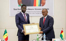 En Guinée-Bissau, Bassirou Diomaye Faye décoré de la Médaille Amílcar Cabral, plus haute distinction du pays