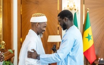 Le  Khalif général du Fouladou, Thierno Mouhamadou Mounirou Baldé, reçu par le Président de la République 