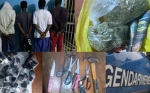 Agressions et trafic de drogue à Diamniadio : Un gang de 5 étrangers démantelé par la gendarmerie