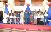 Les images de la cérémonie de remise de médaille de agents du Crédit mutuel du Sénégal